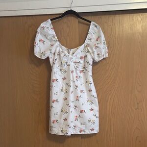 Abercrombie & Fitch Floral White Dress